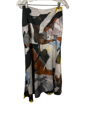 COS Multicolour Abstract Maxi Skirt Size 4